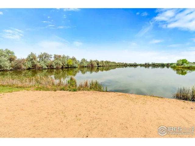 a view of an outdoor space and mountain view