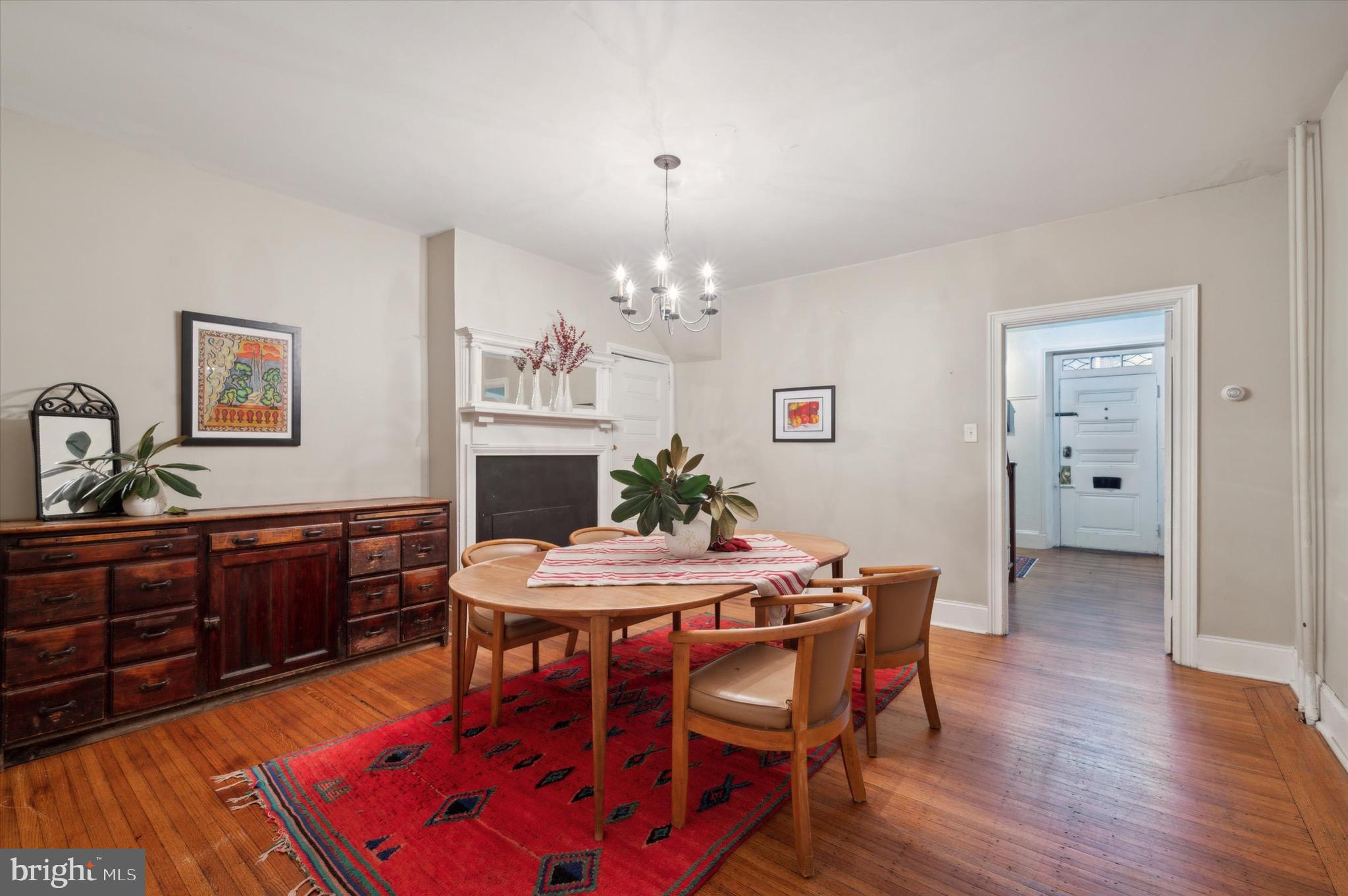 124 West Rittenhouse Street Philadelphia, PA 19144 - Photo 13 of 44 Dining room looking into foyer