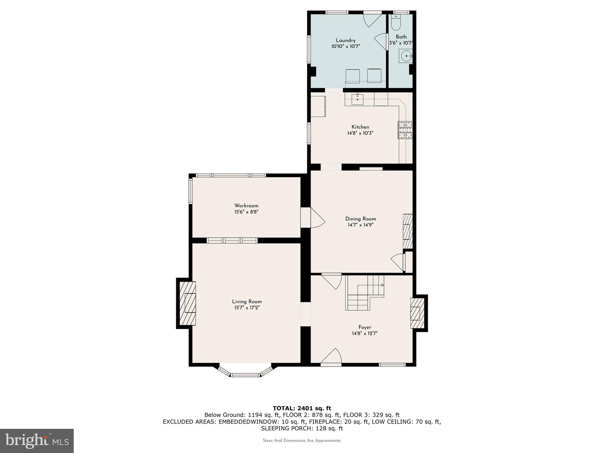 124 West Rittenhouse Street Philadelphia, PA 19144 - Photo 41 of 44 Floor Plan- 1st floor