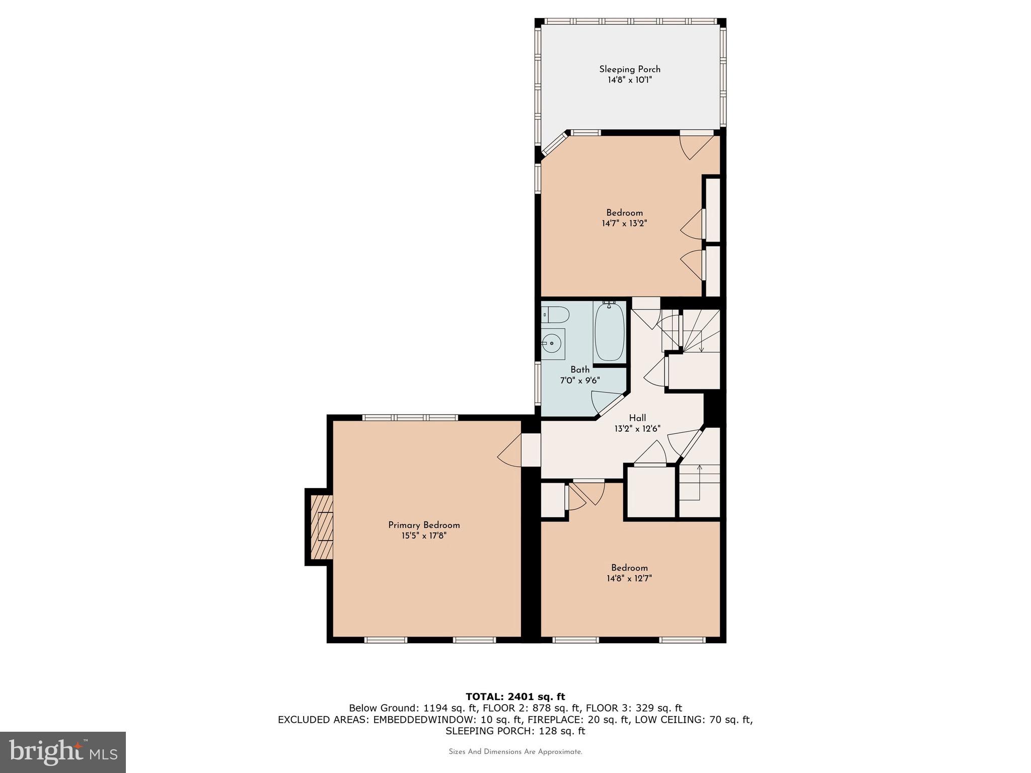 124 West Rittenhouse Street Philadelphia, PA 19144 - Photo 42 of 44 Floor Plan - 2nd floor