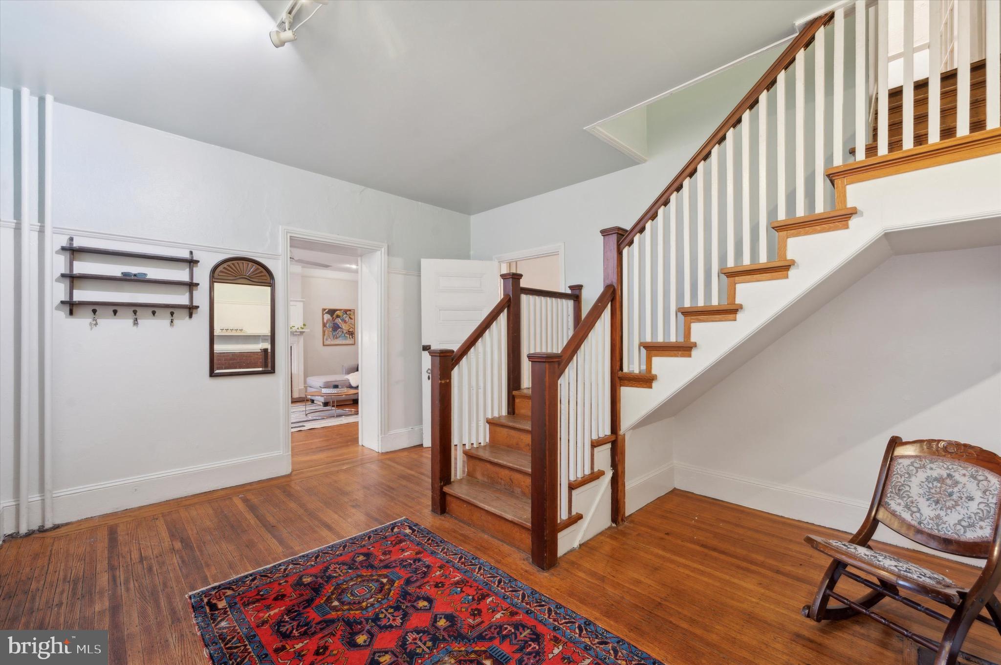 124 West Rittenhouse Street Philadelphia, PA 19144 - Photo 6 of 44 Foyer looking into living room