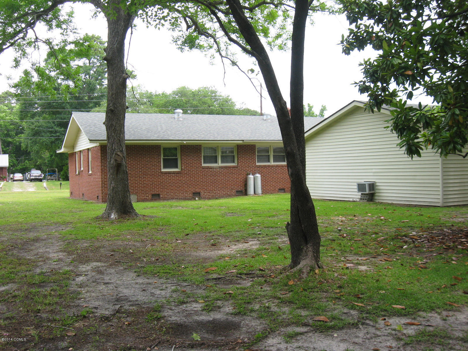 4109 Country Club Road Morehead City, NC 28557 - Photo 29 of 31 Back Yard Looking toward Street