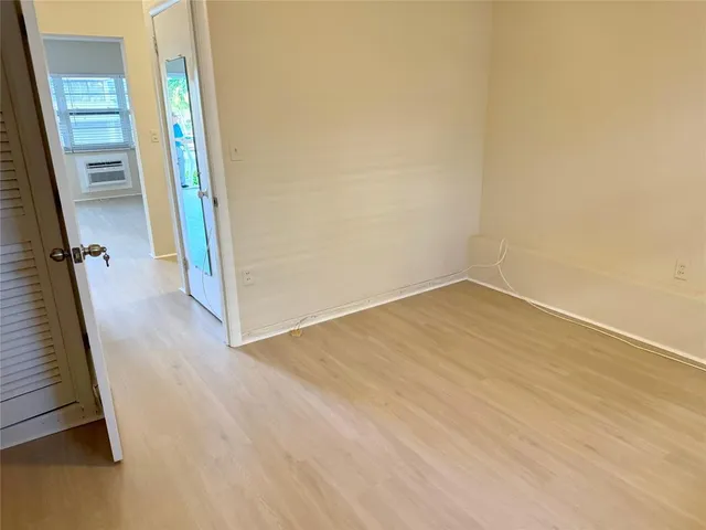 a city view with tall buildings