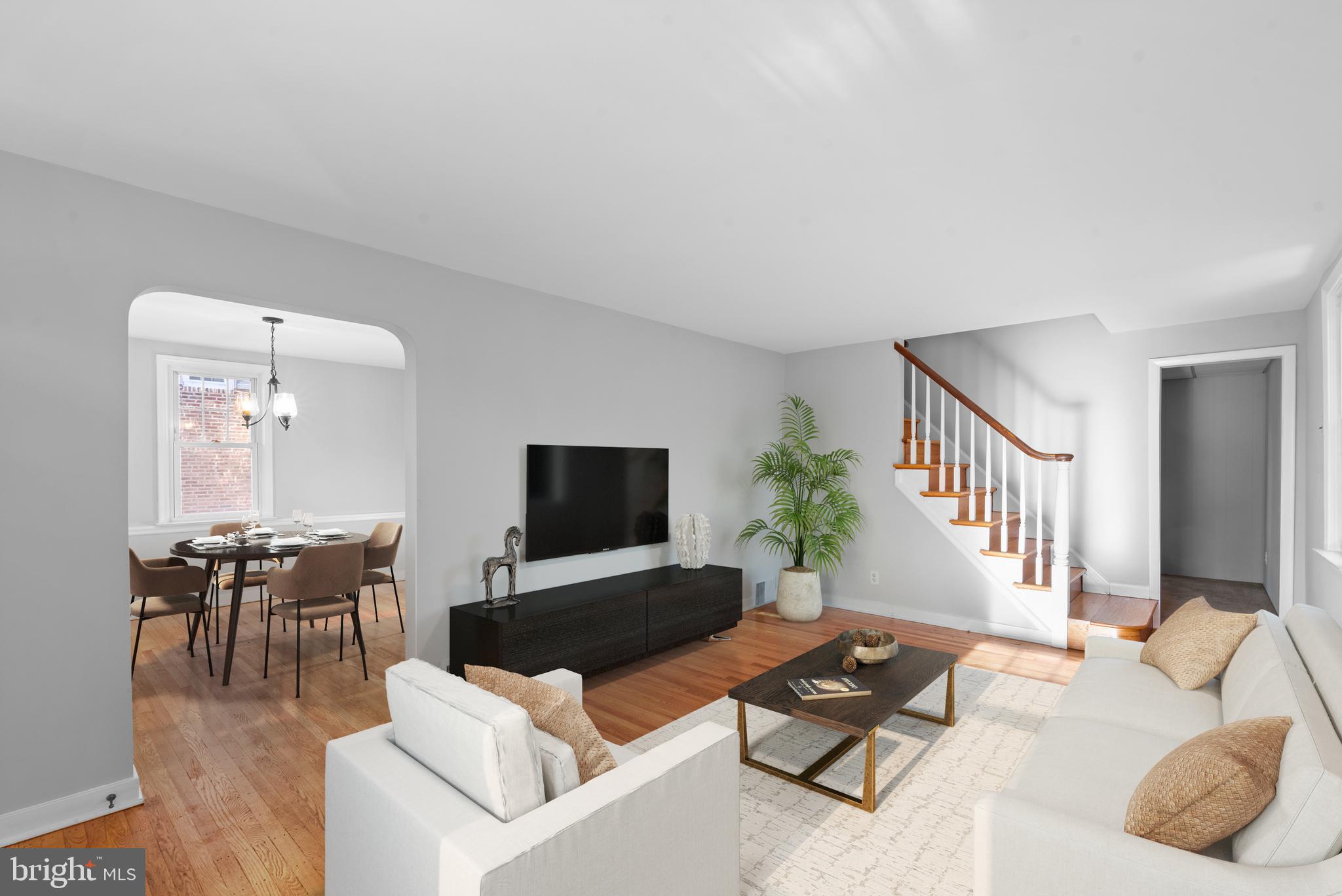 321 Inwood Road Ardmore, PA 19003 - Photo 2 of 25 Living room virtually staged
