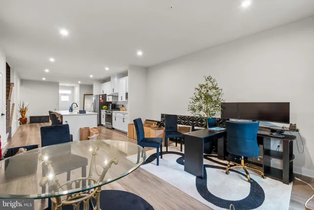 a car parked in front of a house