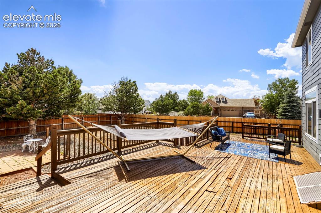 8939 Kingston Heath Road Peyton, CO 80831 - Photo 28 of 31 Backyard Deck 1