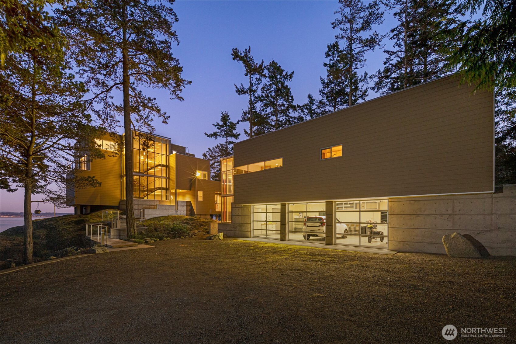 2623 Pear Point Road Friday Harbor, WA 98250 - Photo 11 of 40 a view of a street with large trees