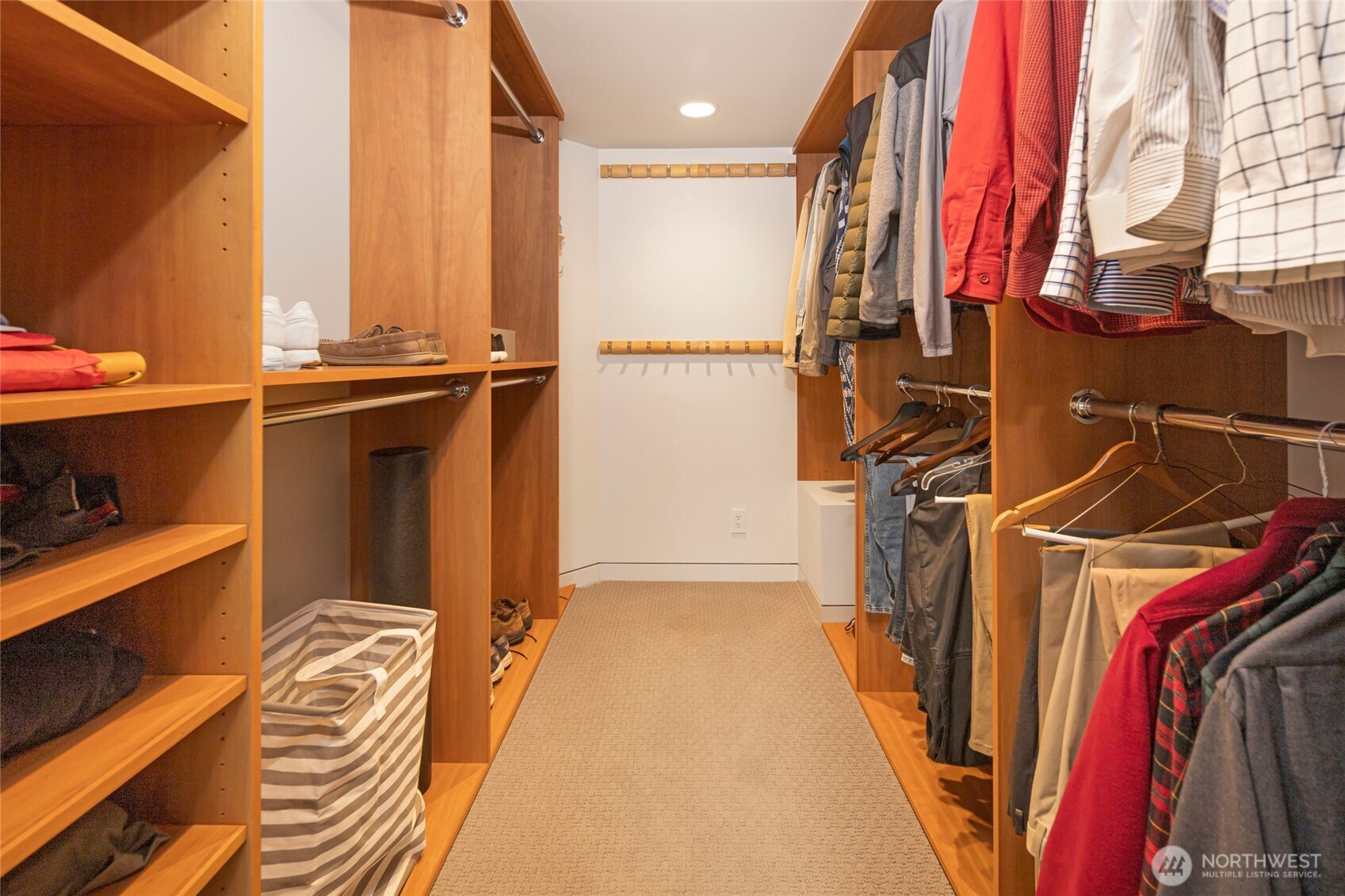 2623 Pear Point Road Friday Harbor, WA 98250 - Photo 25 of 40 a view of walk in closet with clothes and shoes