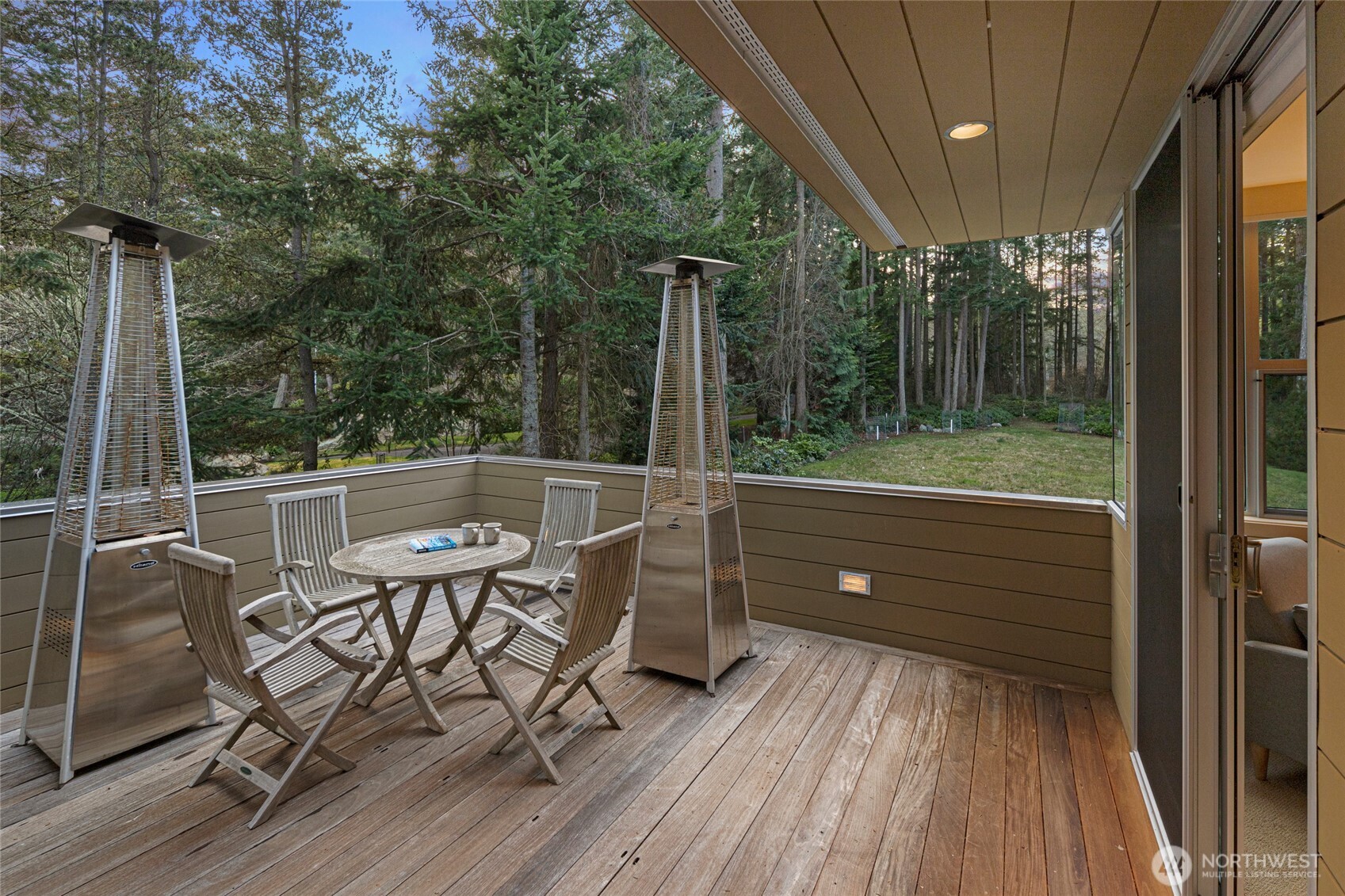 2623 Pear Point Road Friday Harbor, WA 98250 - Photo 34 of 40 a view of a chair and tables in the balcony