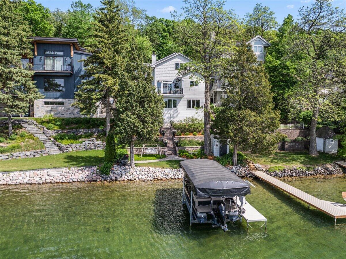 4763 Fontana Beach Road, Unit 4762 Polk, WI 53086 - Photo 63 of 100 View from the Lake