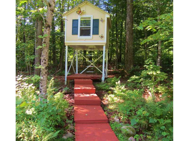 5 Shaker Woods Road Raymond, ME 04071 - Photo 21 of 28 Yard/Garden. The Kids Hide Out has...