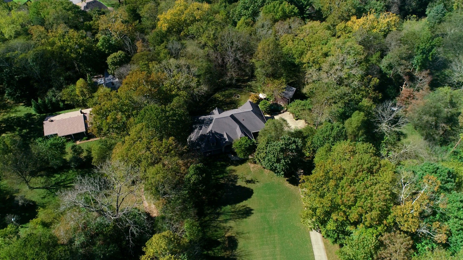 841 Vanderbilt Road Mount Juliet, TN 37122 - Photo 45 of 50 an aerial view of residential house with outdoor space and trees all around