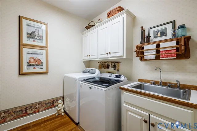 a room with storage and utility