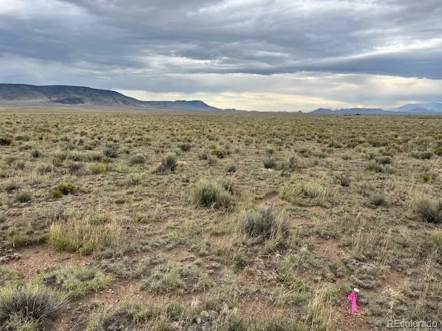 a view of city and mountain