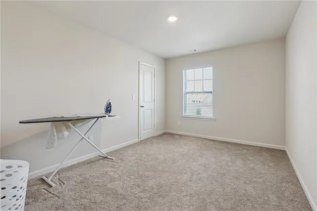 a view of an empty room