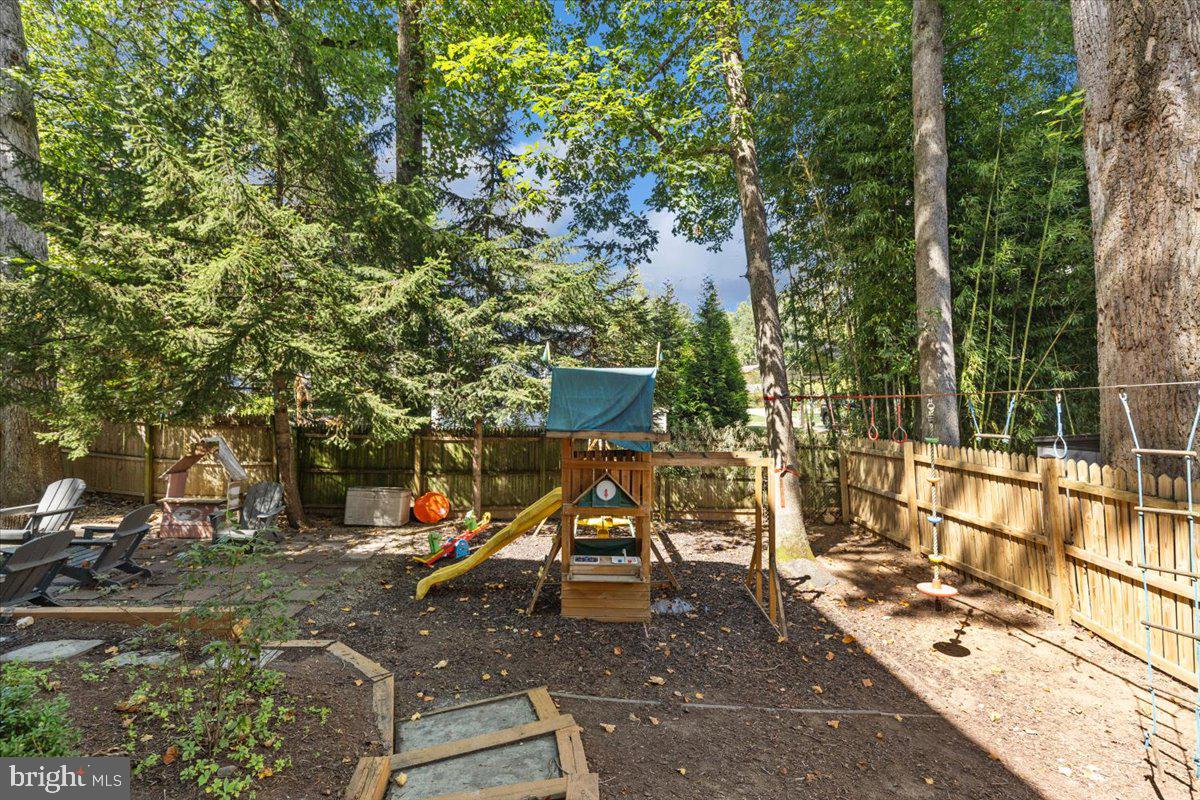 9411 Fernwood Road Bethesda, MD 20817 - Photo 74 of 101 a bench is sitting in the middle of a park