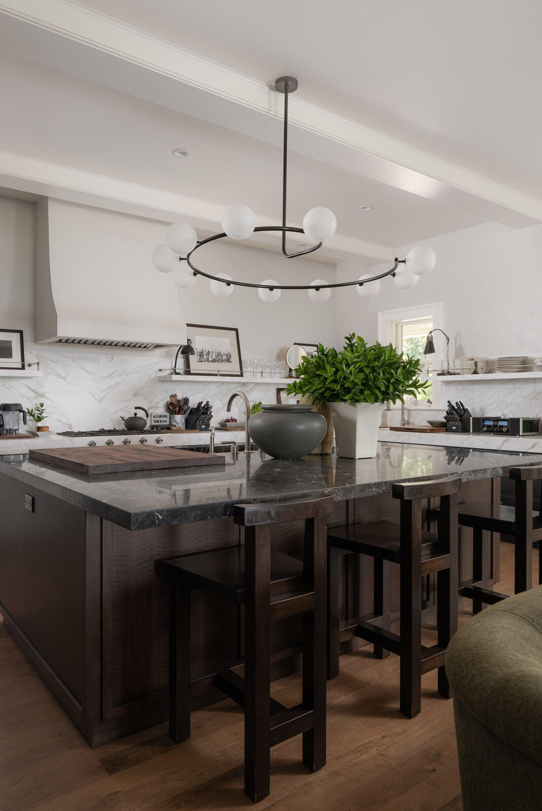 Undisclosed Address Montecito, CA 93108 - Photo 17 of 41 a kitchen with a table and chairs in it