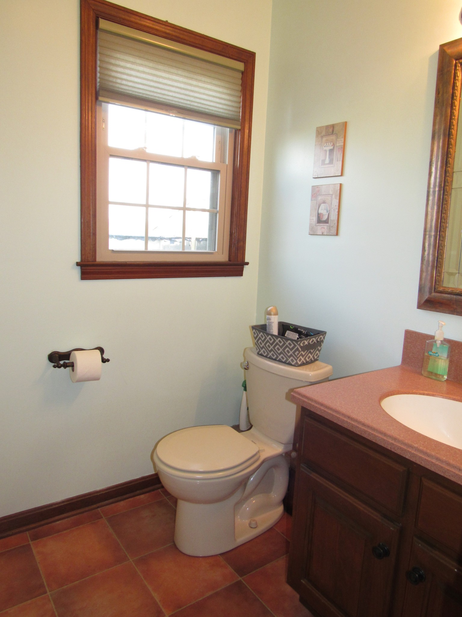 11885 Palmyra Road Oak Grove, KY 42262 - Photo 12 of 21 a bathroom with a toilet a sink and a window
