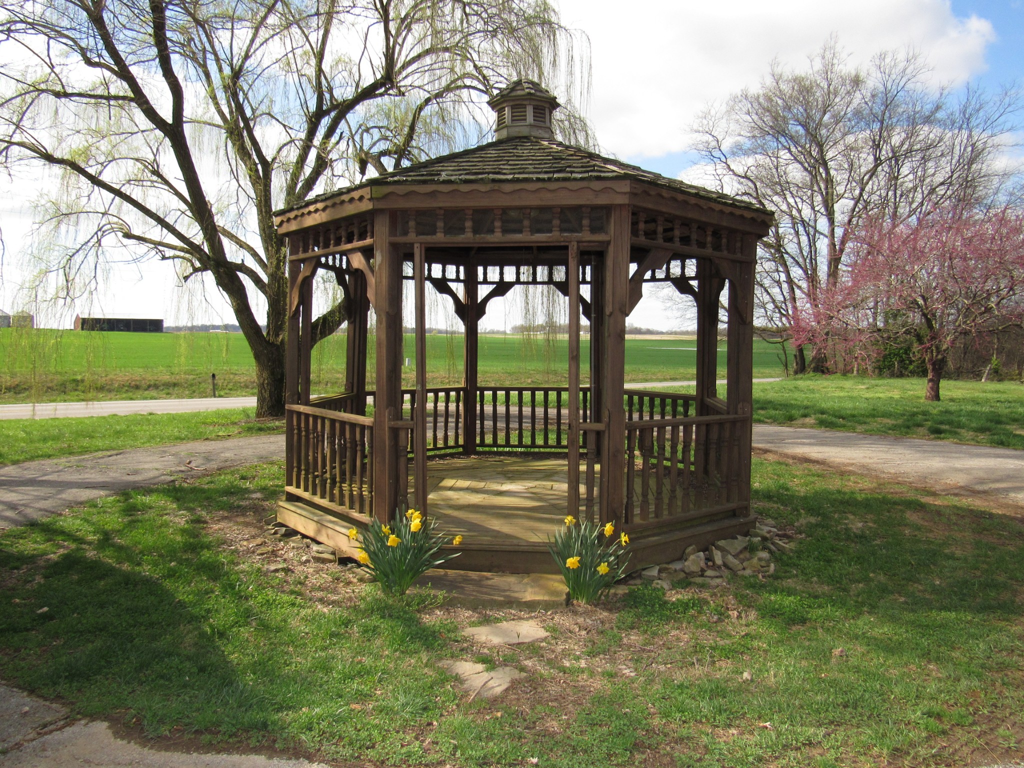 11885 Palmyra Road Oak Grove, KY 42262 - Photo 21 of 21 a view of a garden with a bench and trees