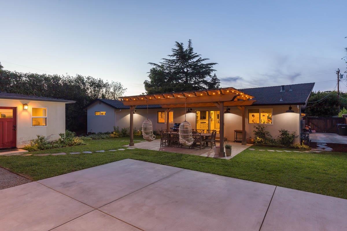1489 Brookmill Road Los Altos, CA 94024 - Photo 32 of 43 a front view of a house with a yard and trees