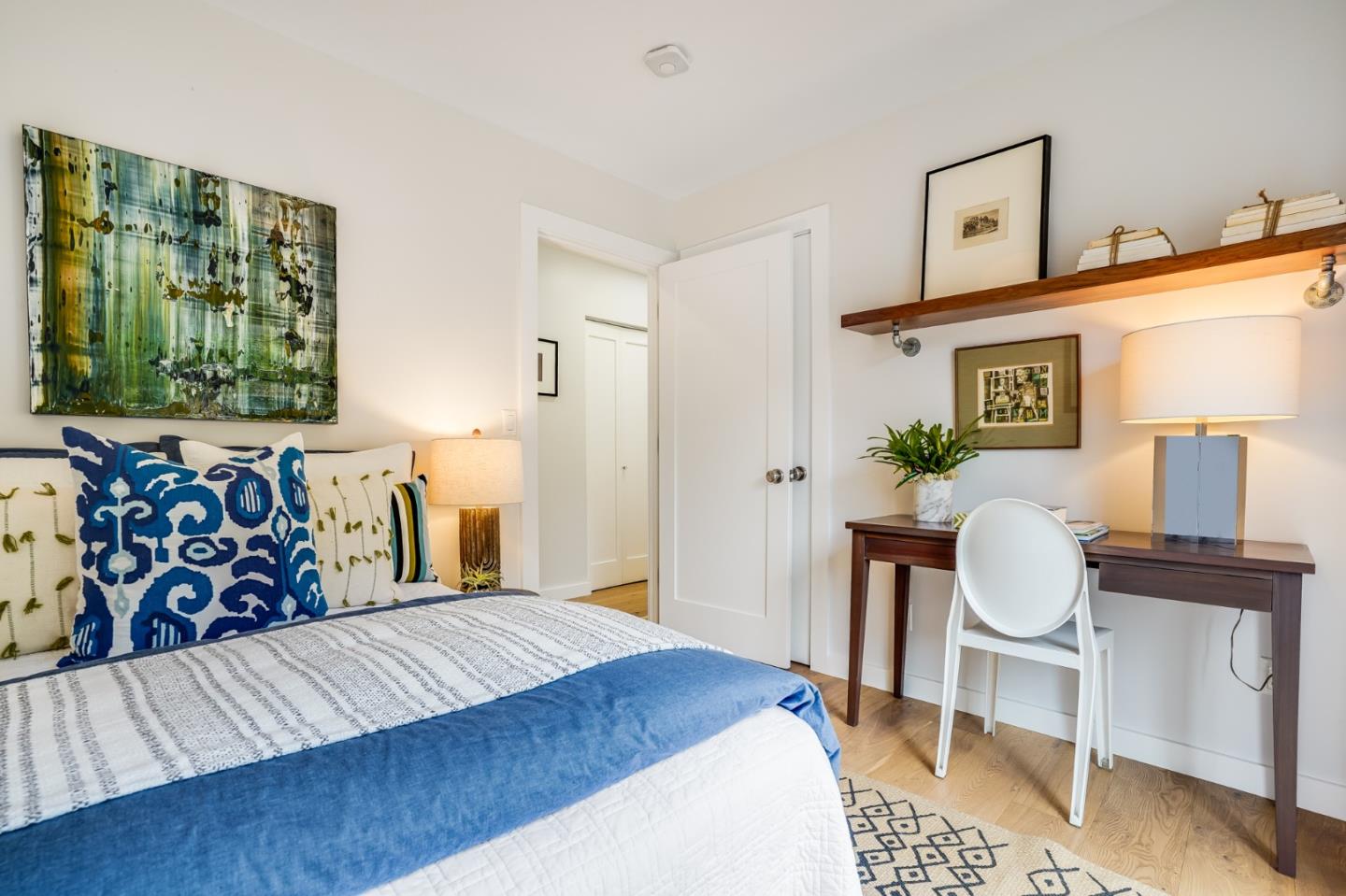 646 Brighton Road Pacifica, CA 94044 - Photo 14 of 26 a bedroom with a bed dresser and a window