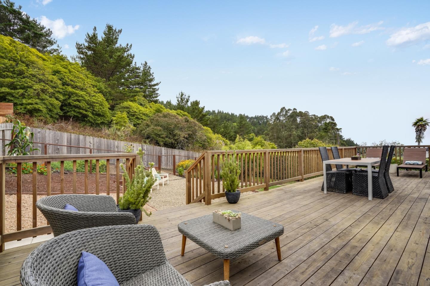 646 Brighton Road Pacifica, CA 94044 - Photo 17 of 26 a view of a roof deck with furniture