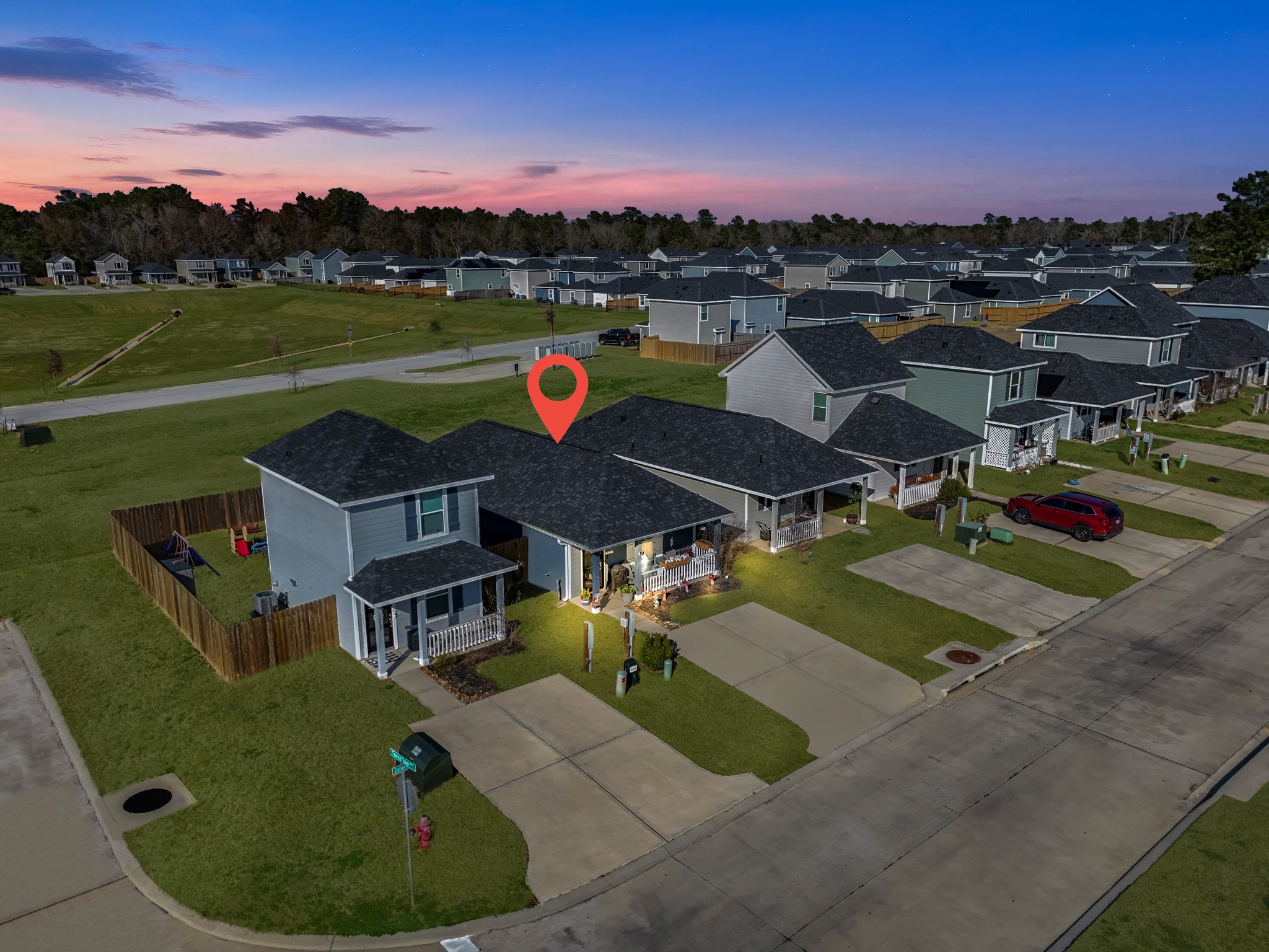 16511 Colleen Place Conroe, TX 77306 - Photo 3 of 17 an aerial view of a house with outdoor space