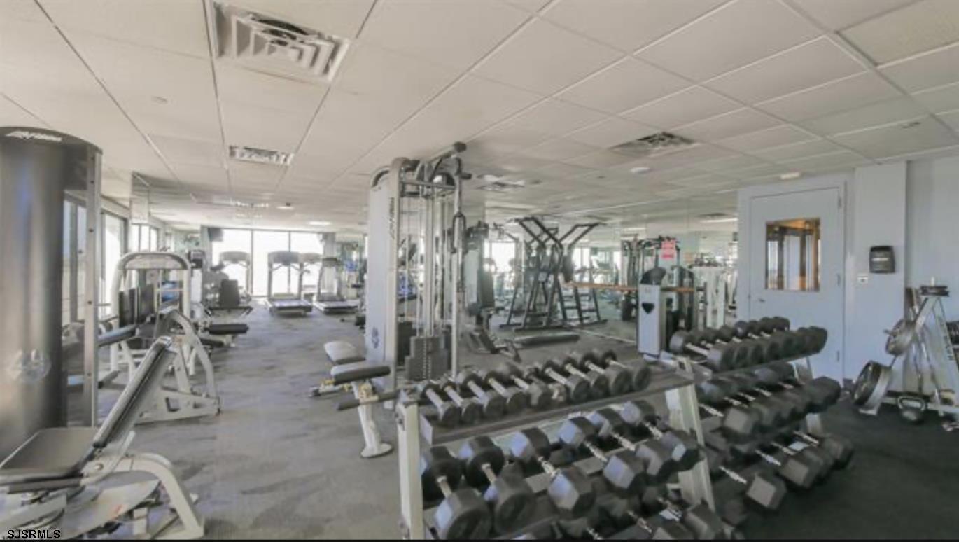 3101 Boardwalk, Unit 12102 Atlantic City, NJ 08401 - Photo 21 of 27 a view of a room with gym equipment