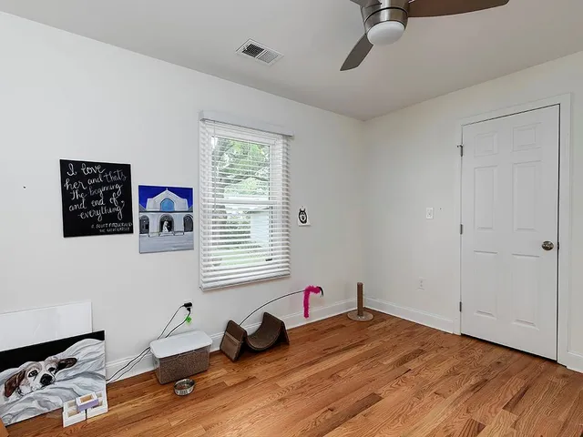 a very nice looking room with a large window