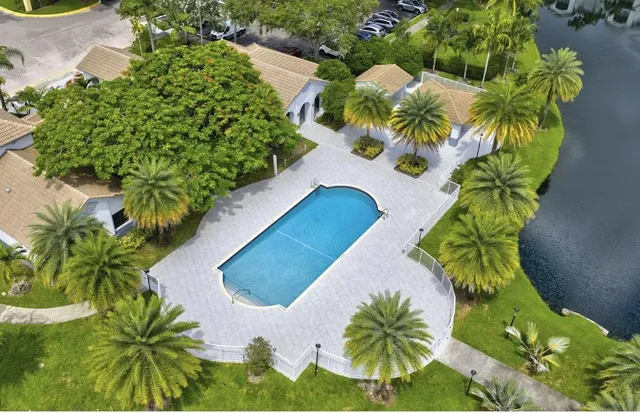 a view of a flower in a garden