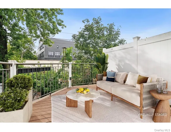 a view of a couches in the patio