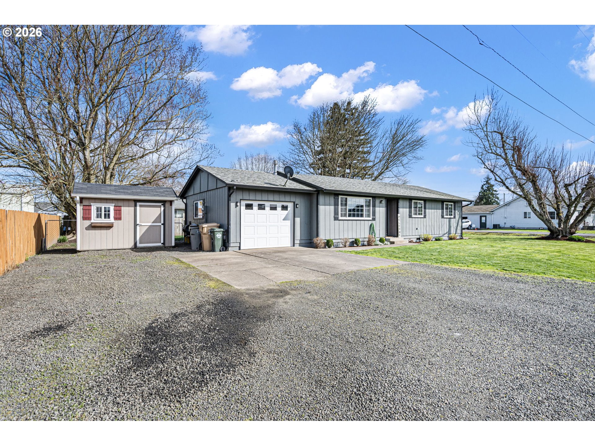 86 East 2nd Street Halsey, OR 97348 - Photo 2 of 36 a view of a house with a yard