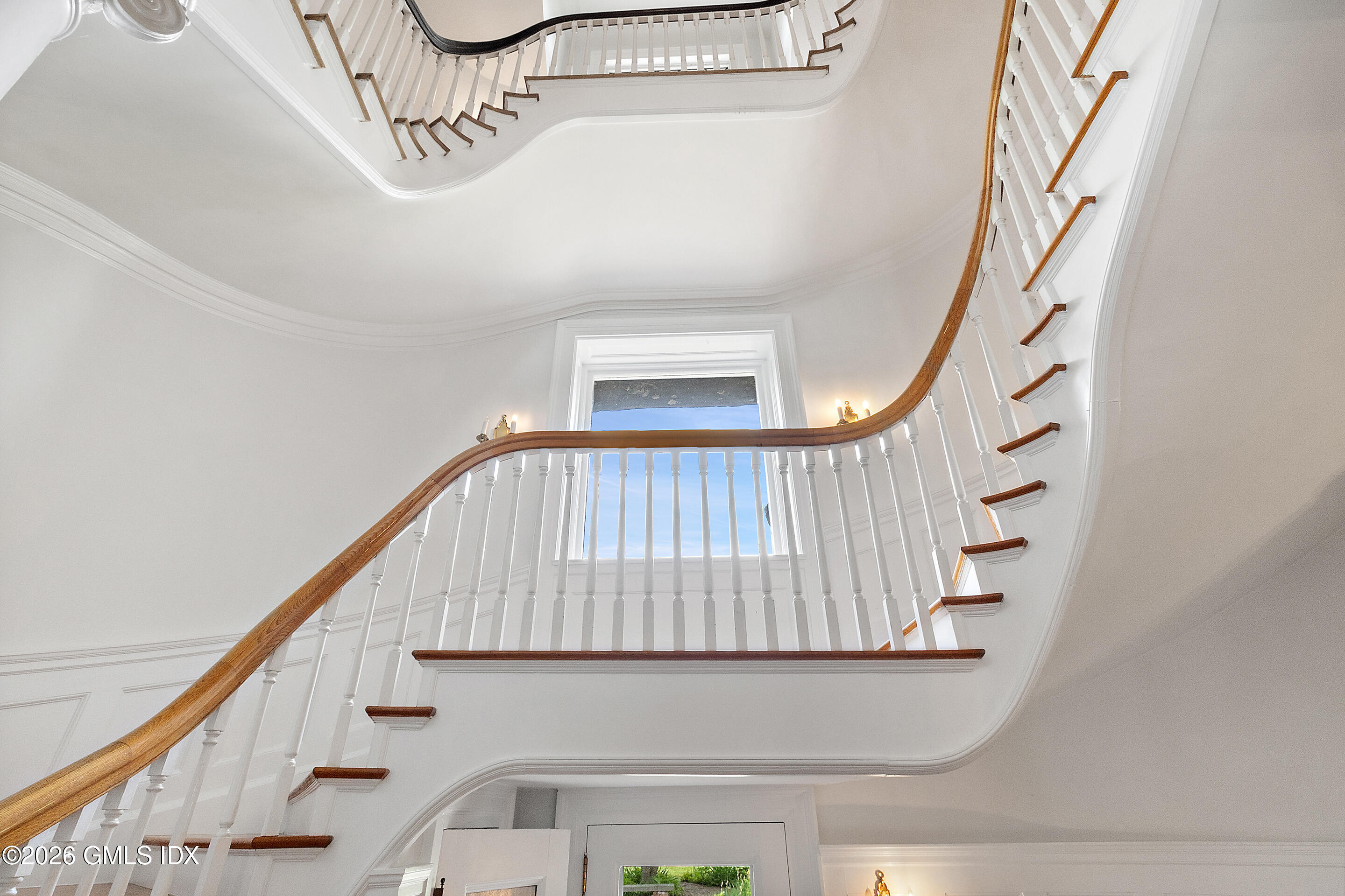 432 Field Point Road Greenwich, CT 06830 - Photo 15 of 49 Stair to 2nd and 3rd floors