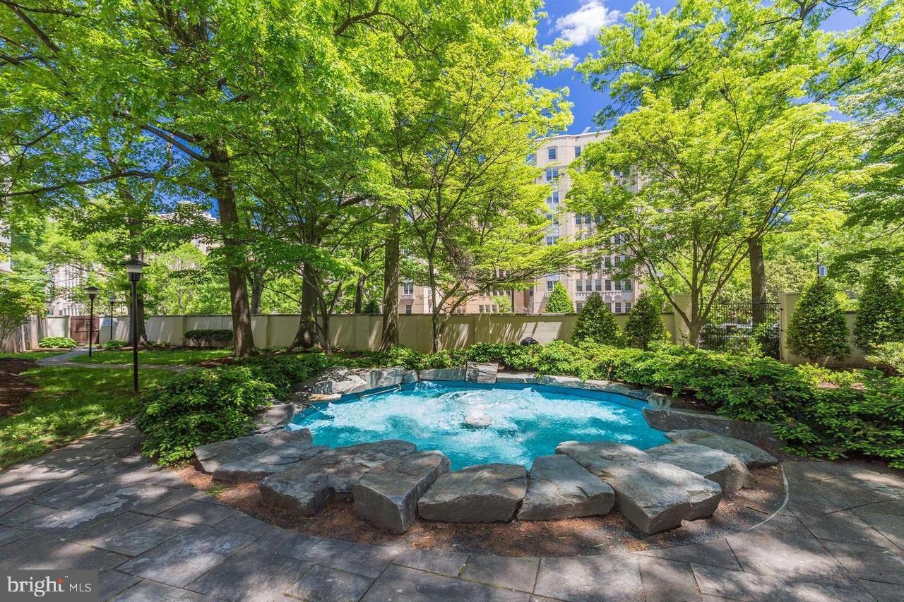 3100 Connecticut Avenue Northwest, Unit 419 Washington, DC 20008 - Photo 15 of 15 a backyard of a house with lots of green space