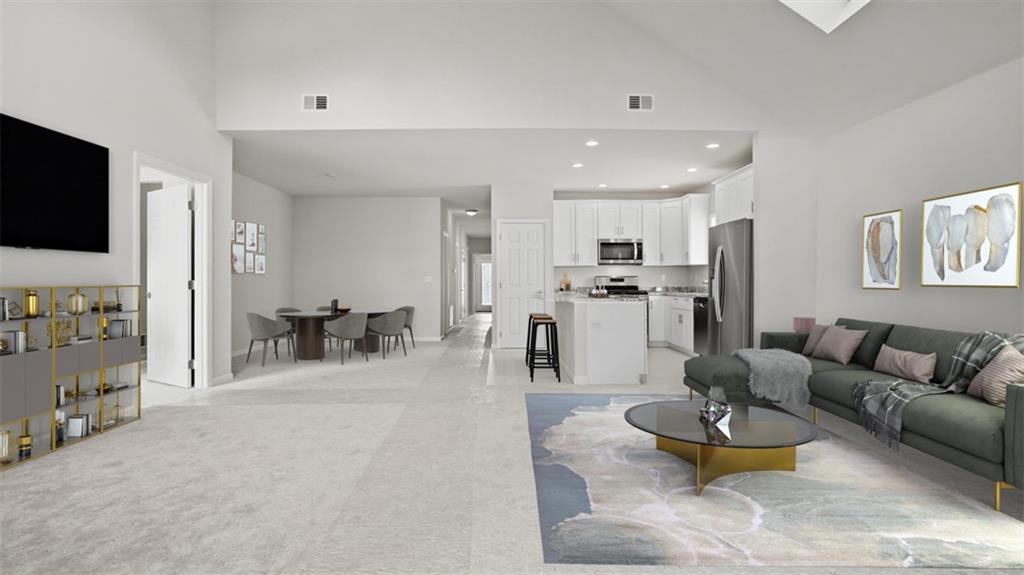 300 River Rdg Court Baden, PA 15005 - Photo 8 of 28 a living room with furniture and a flat screen tv