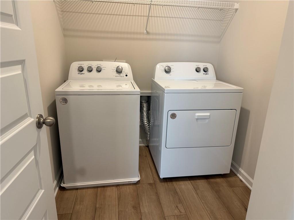 3772 Dover Run Lane Loganville, GA 30052 - Photo 15 of 36 a utility room with dryer and washer
