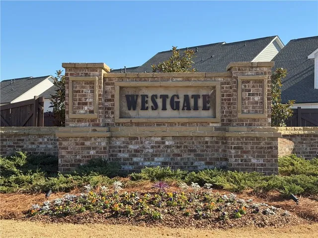 a front view of a building