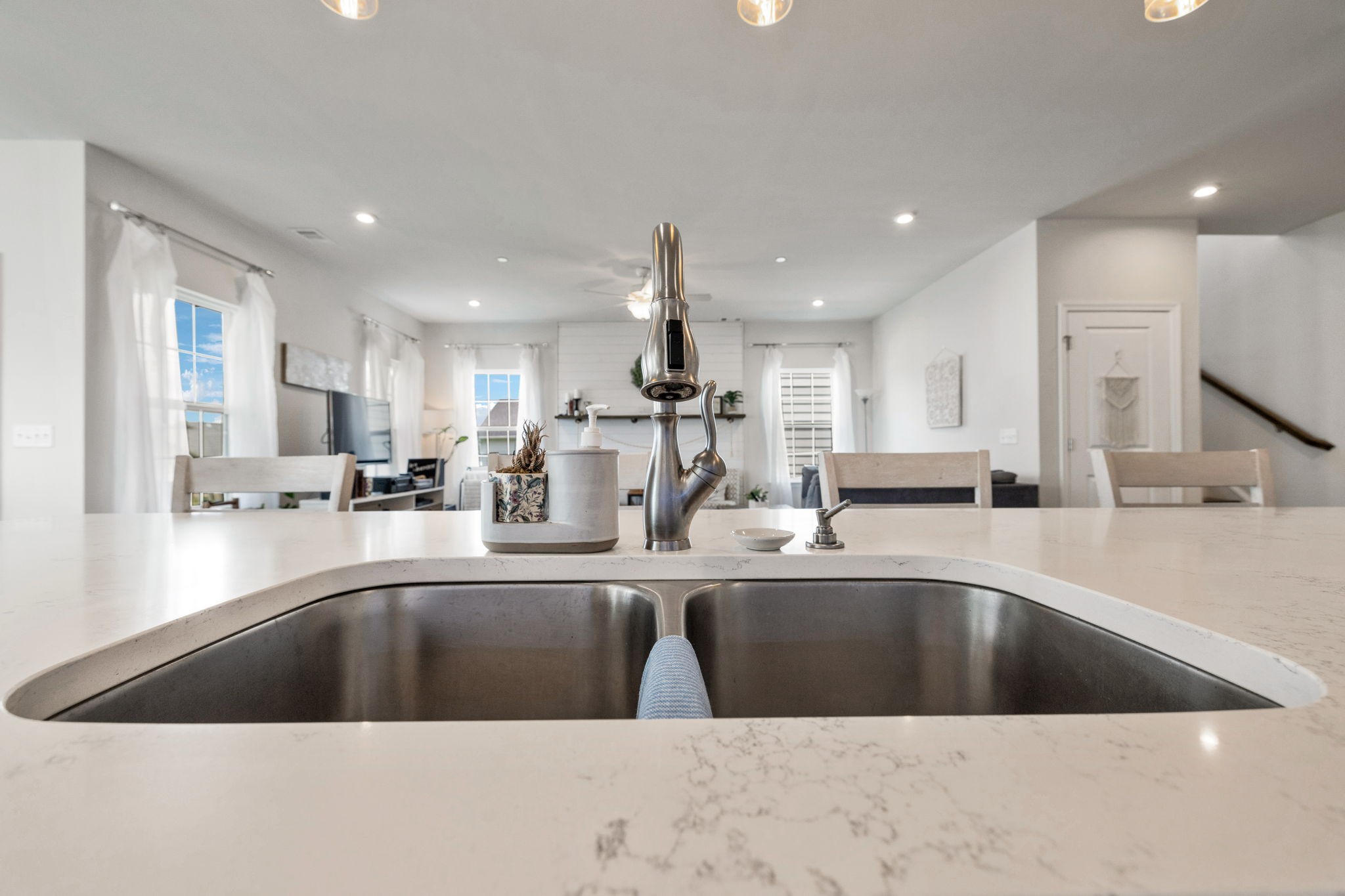 2030 Oglethorpe Drive Franklin, TN 37064 - Photo 26 of 54 a kitchen with stainless steel appliances granite countertop a sink a stove and a refrigerator