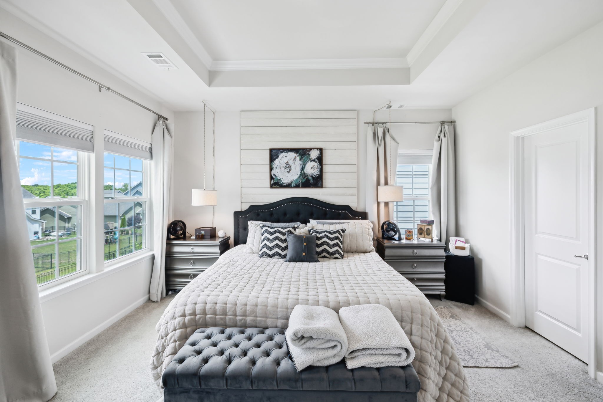 2030 Oglethorpe Drive Franklin, TN 37064 - Photo 41 of 54 a bedroom with a large bed and a large window