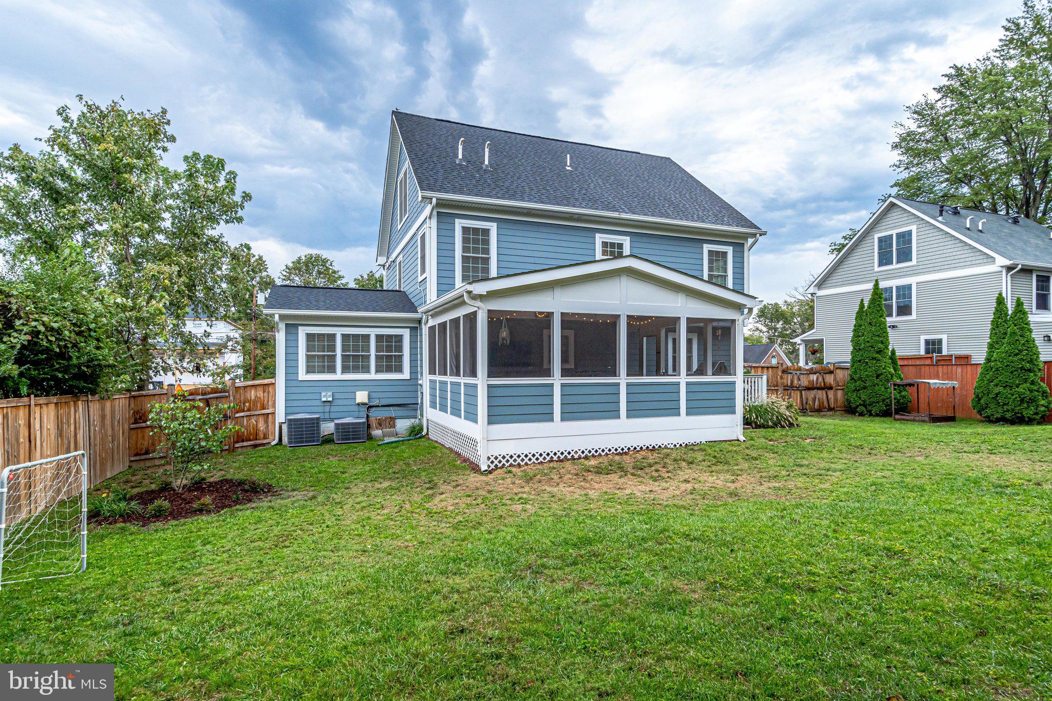 1750 Anderson Road Falls Church, VA 22043 - Photo 87 of 99 Beautiful Fenced Backyard with screened porch!