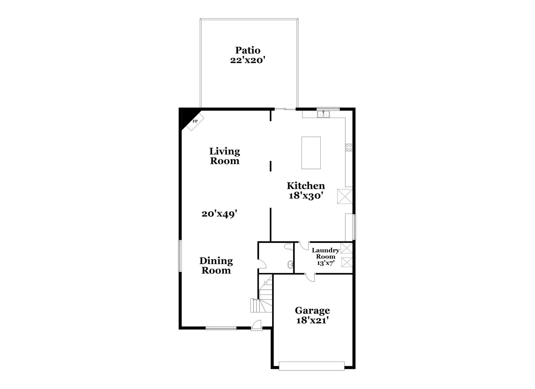 9966 Chariden Drive Cordova, TN 38016 - Photo 17 of 17 a picture of a wall with a white bench in it