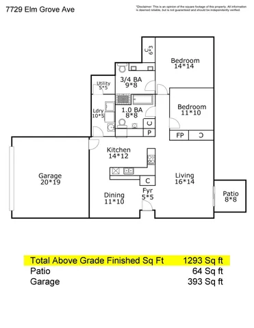 $260,000 | 7729 Elm Grove Avenue, New Hope, MN 55428