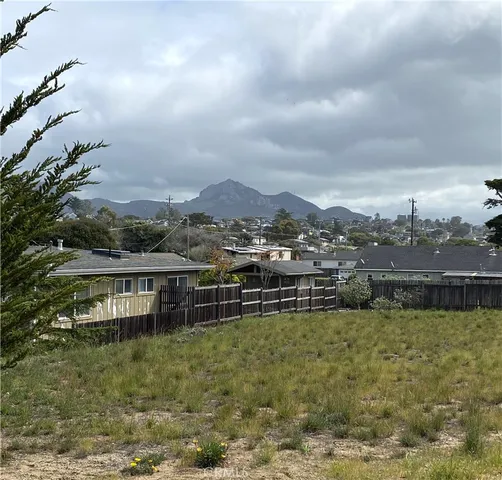 a view of a lake with a city