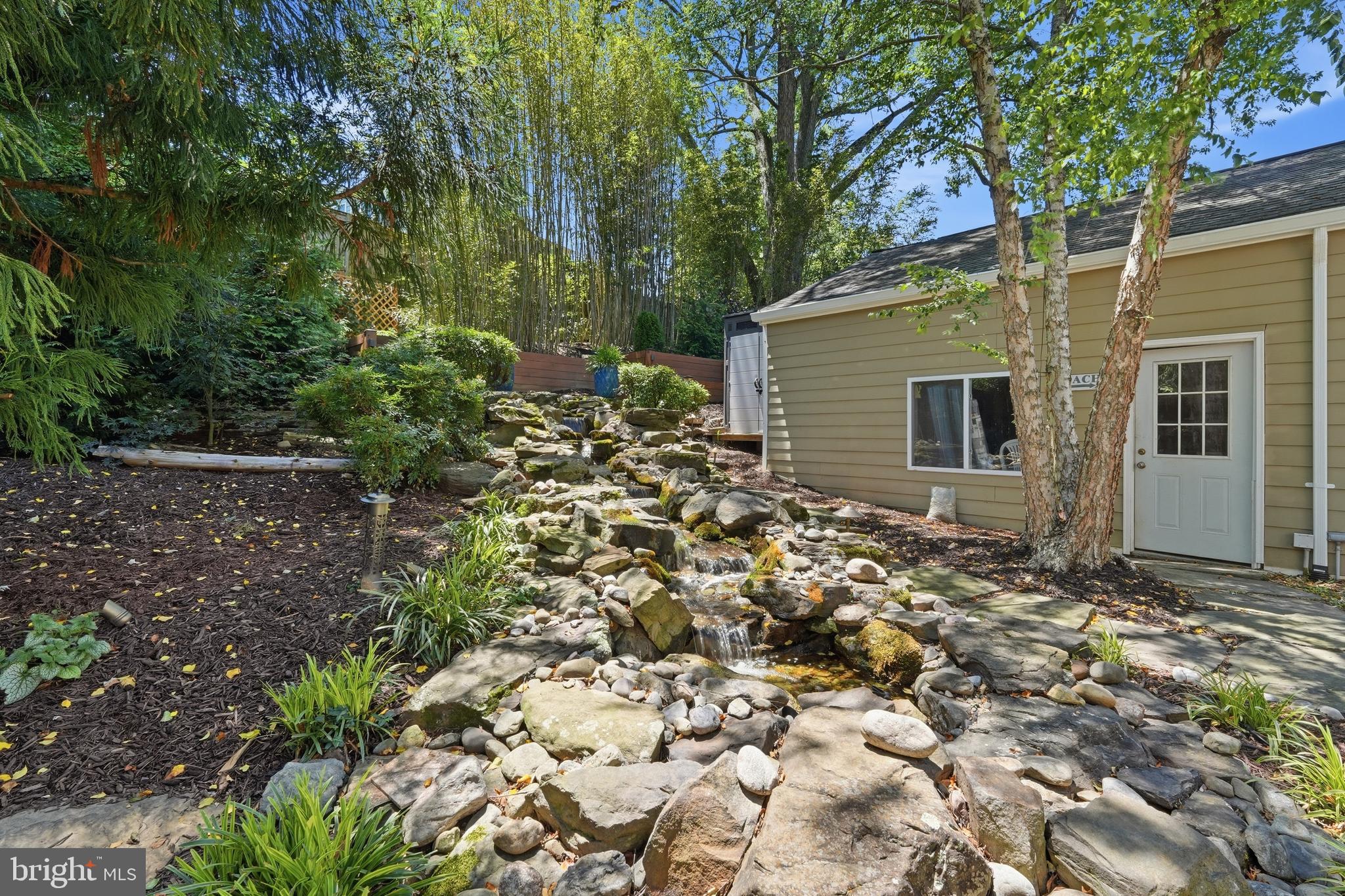 414 Skyhill Road Alexandria, VA 22314 - Photo 39 of 42 Professionally installed pondless waterfall
