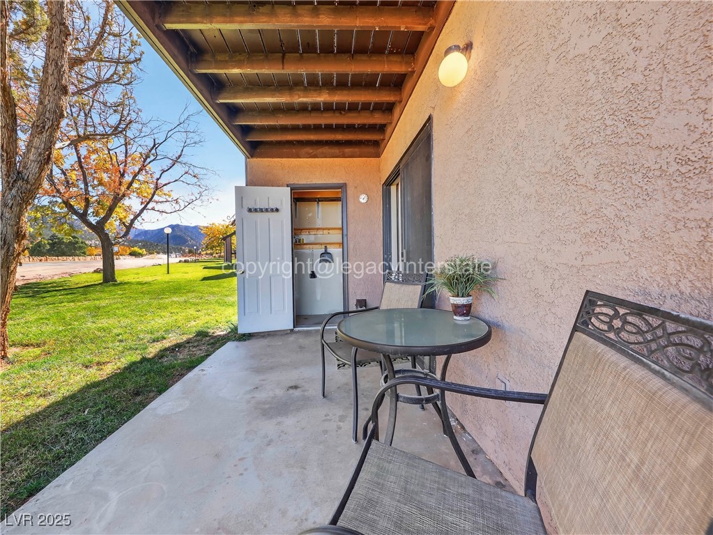 390 East 300 South, Unit 3A Parowan, UT 84761 - Photo 25 of 25 View of patio with a mountain view
