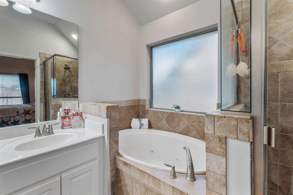 2936 Willow Ridge Circle Granbury, TX 76049 - Photo 24 of 33 a bathroom with a bathtub and a sink