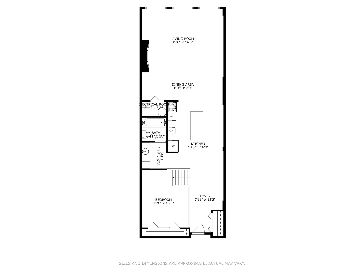 1733 West Irving Park Road, Unit 214 Chicago, IL 60613 - Photo 20 of 20 a picture of a bench in front of a mirror