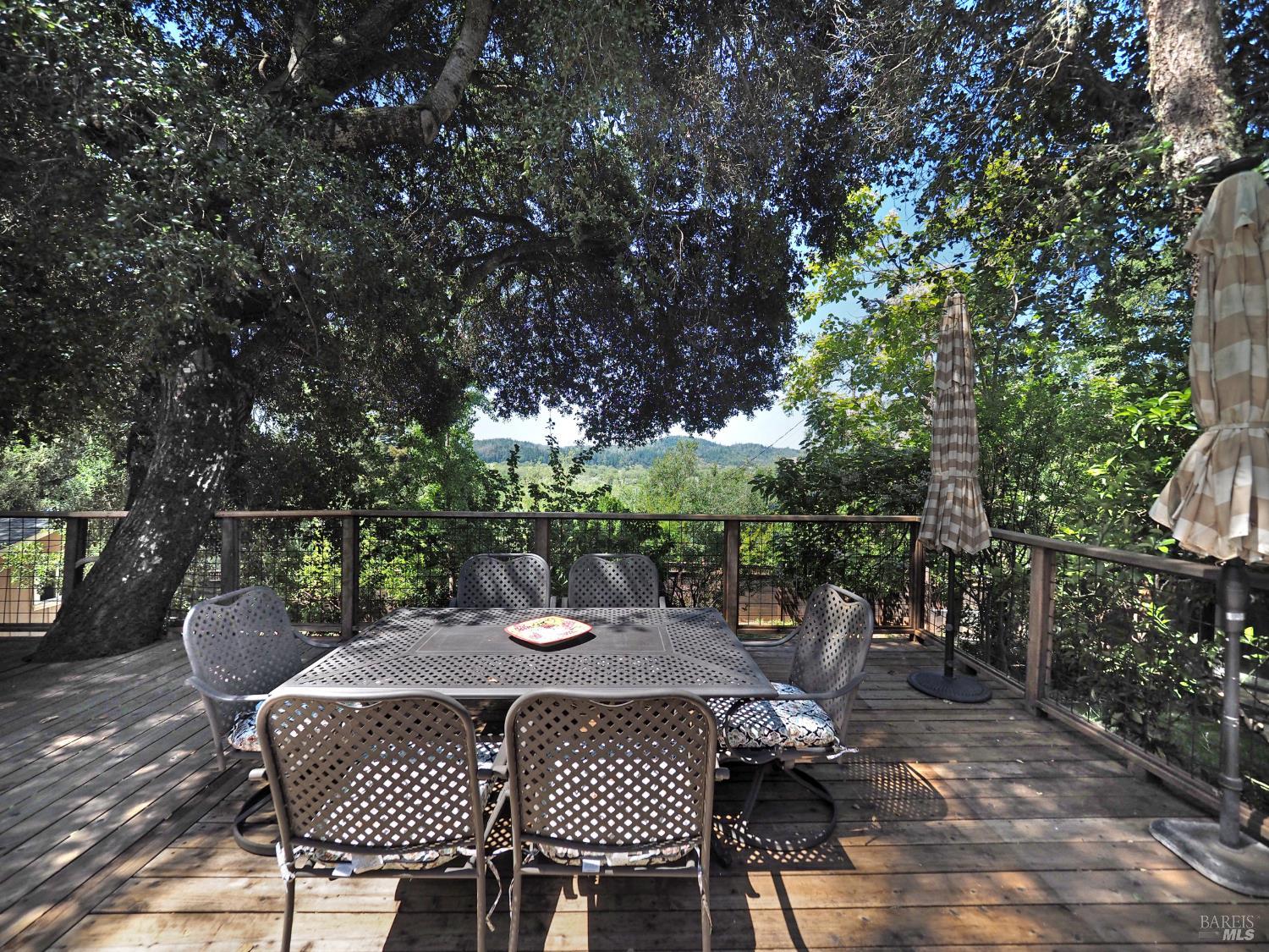 22549 River Road Geyserville, CA 95441 - Photo 36 of 63 Lovely large deck to host dinner parties