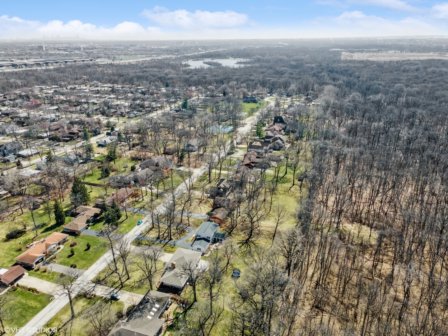 1644 Forest Drive Glenview, IL 60025 - Photo 7 of 14 an aerial view of residential houses with city view