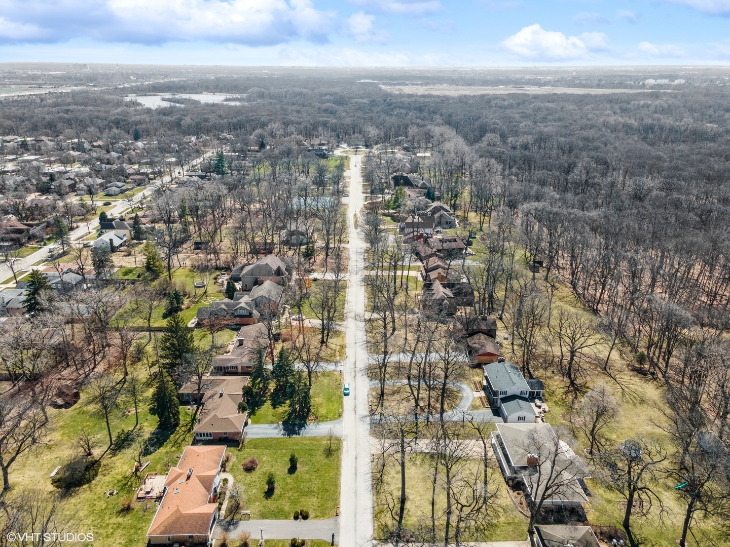 1644 Forest Drive Glenview, IL 60025 - Photo 8 of 14 an aerial view of residential building with green space